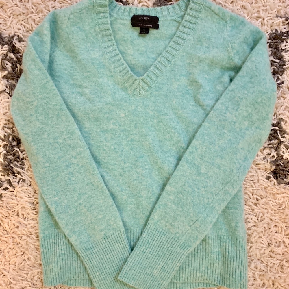 Green Cashmere Sweater